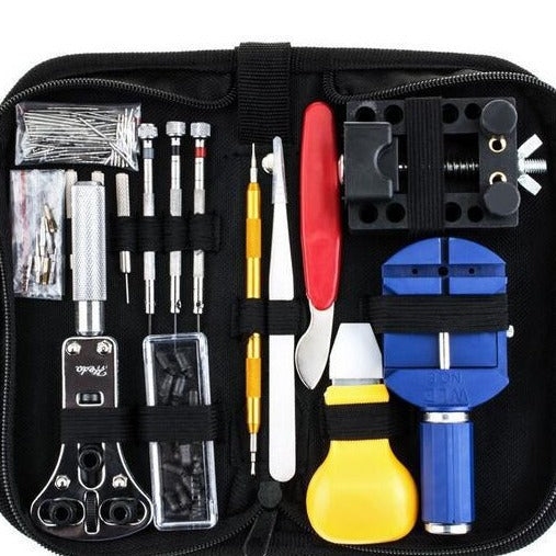 Watch Repair Tool Kit - Comprehensive Combination Tools for Watch Maintenance & Adjustment
