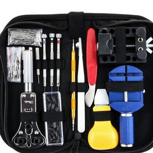 Watch Repair Tool Kit - Comprehensive Combination Tools for Watch Maintenance & Adjustment