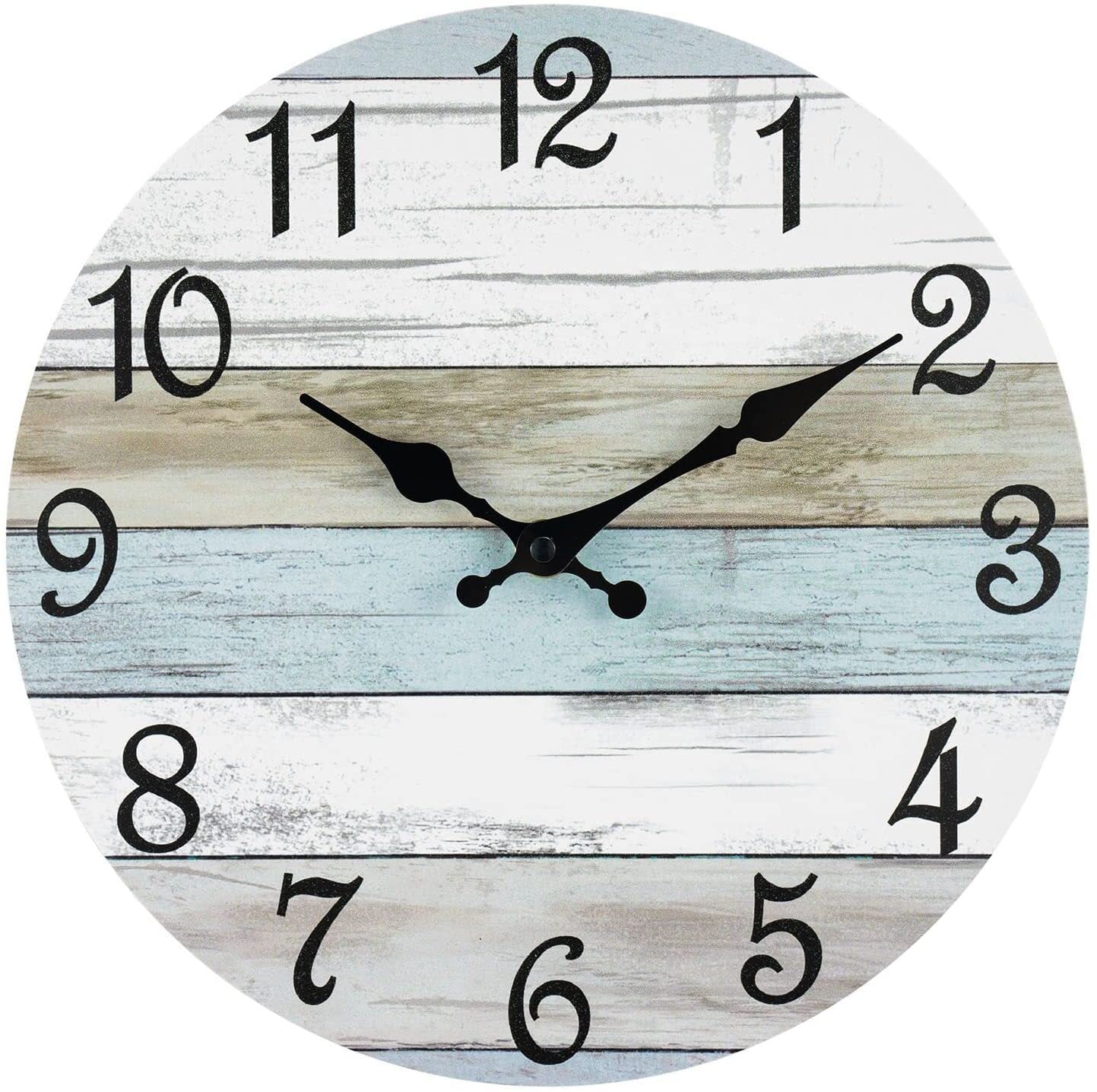 Wooden Wall Clock - Vintage-Style Decorative Clock for Home & Office