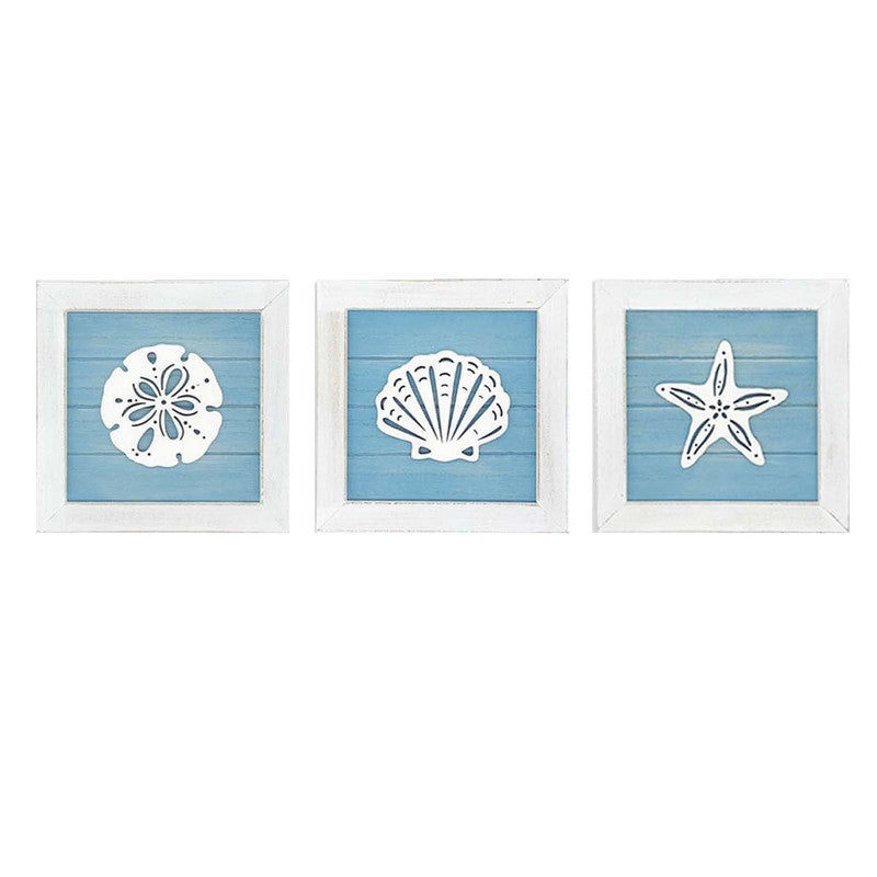 Nautical Theme Bathroom Sign - Decorative Hanging Plaque for Bathroom