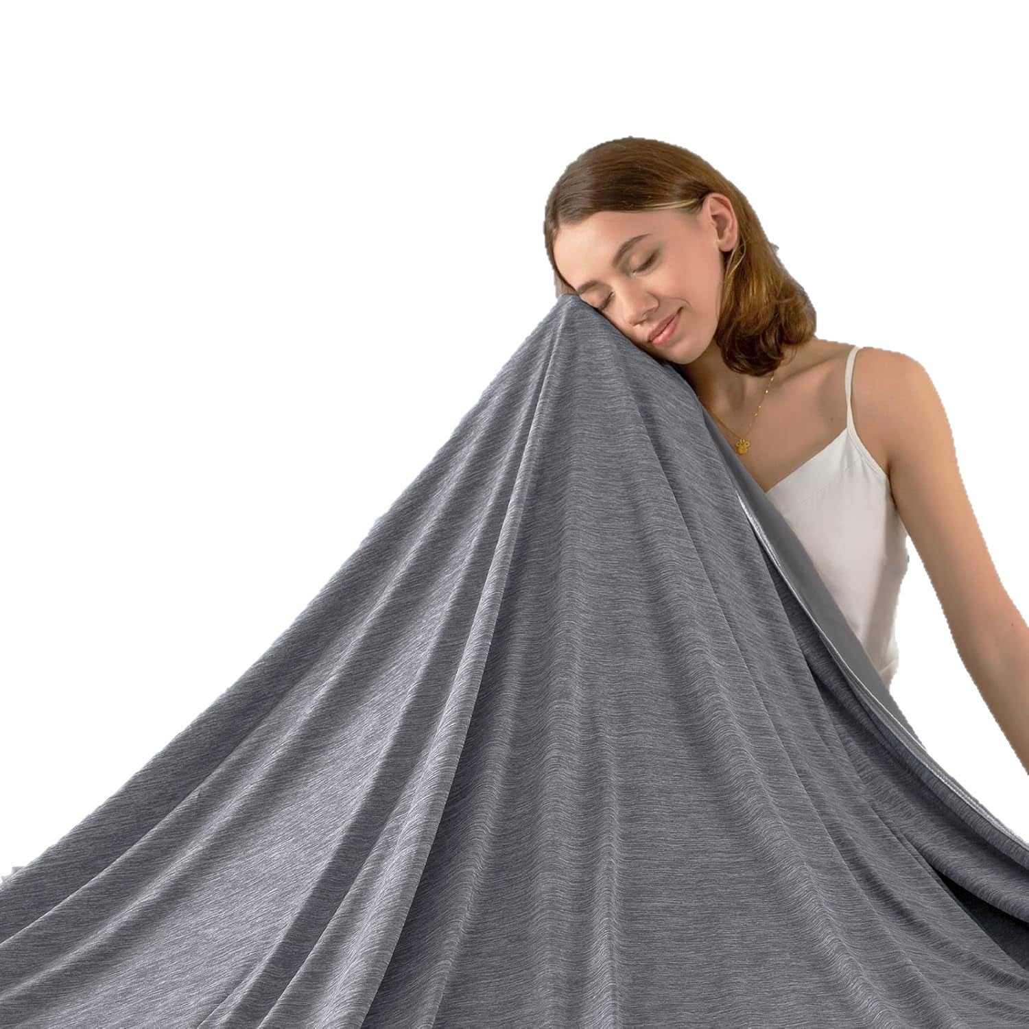 Dark Gray Blanket - 130x150cm Soft Warm Throw for Beds, Sofas & Daily Use