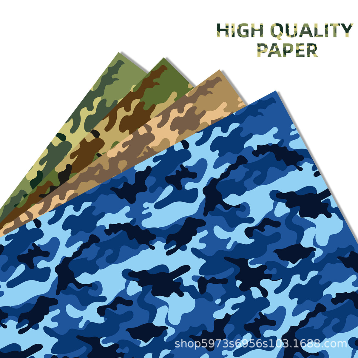 Wrapping Paper - Style WZ021 (12-Sheet Set)