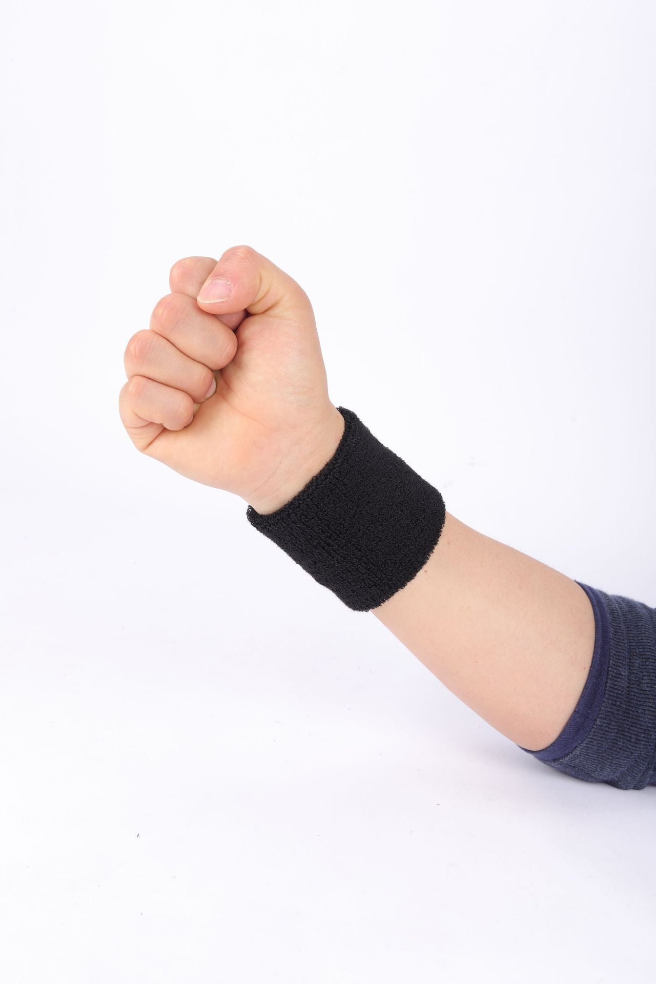 6pcs sports wrist guards, sweat-absorbing towel wrist guards, basketball fitness wrist guards, anti-sprain wrist guards (black)