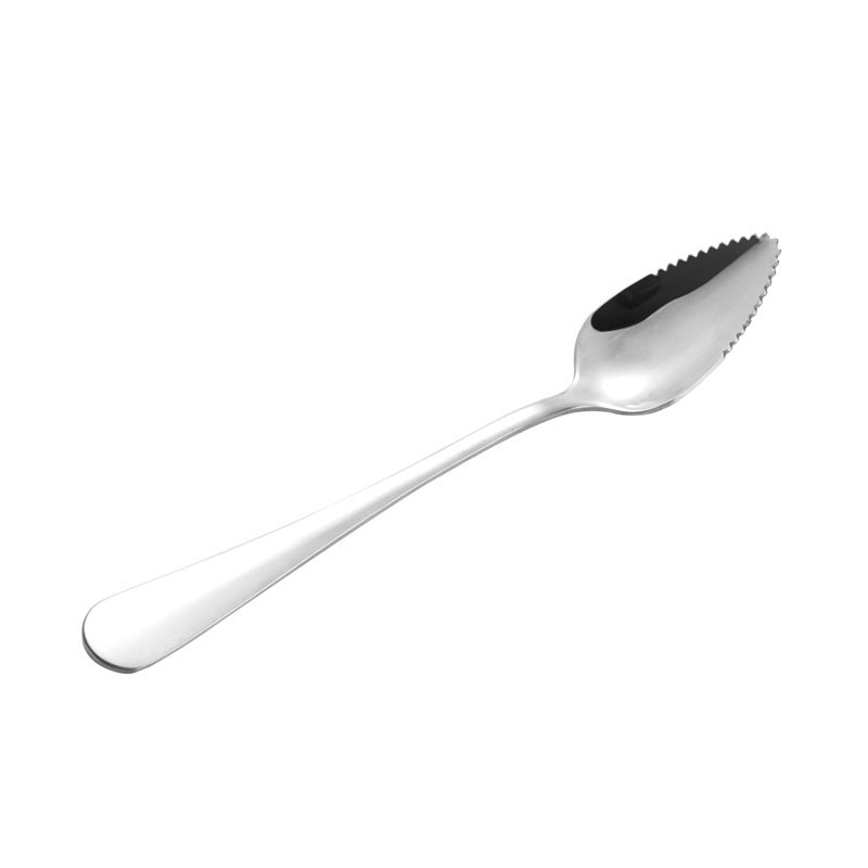 4 pieces stainless steel scraper spoons, children's complementary food spoons, baby fruit puree scraper spoons for dredging