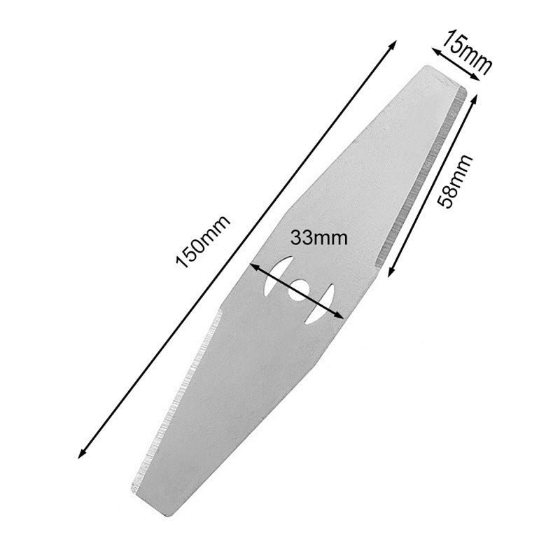 Lawn Mower Blades - 5-Piece Set, High-Durability Cutting Blades