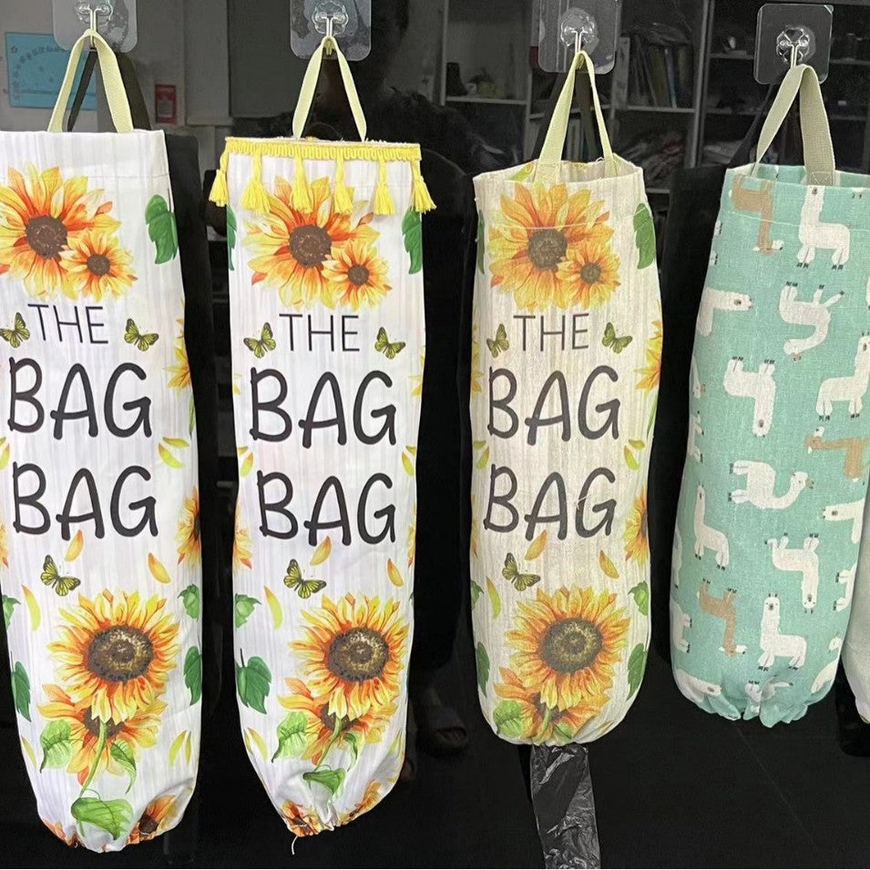 Alpaca Design Wall-Mounted Bag - Cute Hanging Storage Pouch