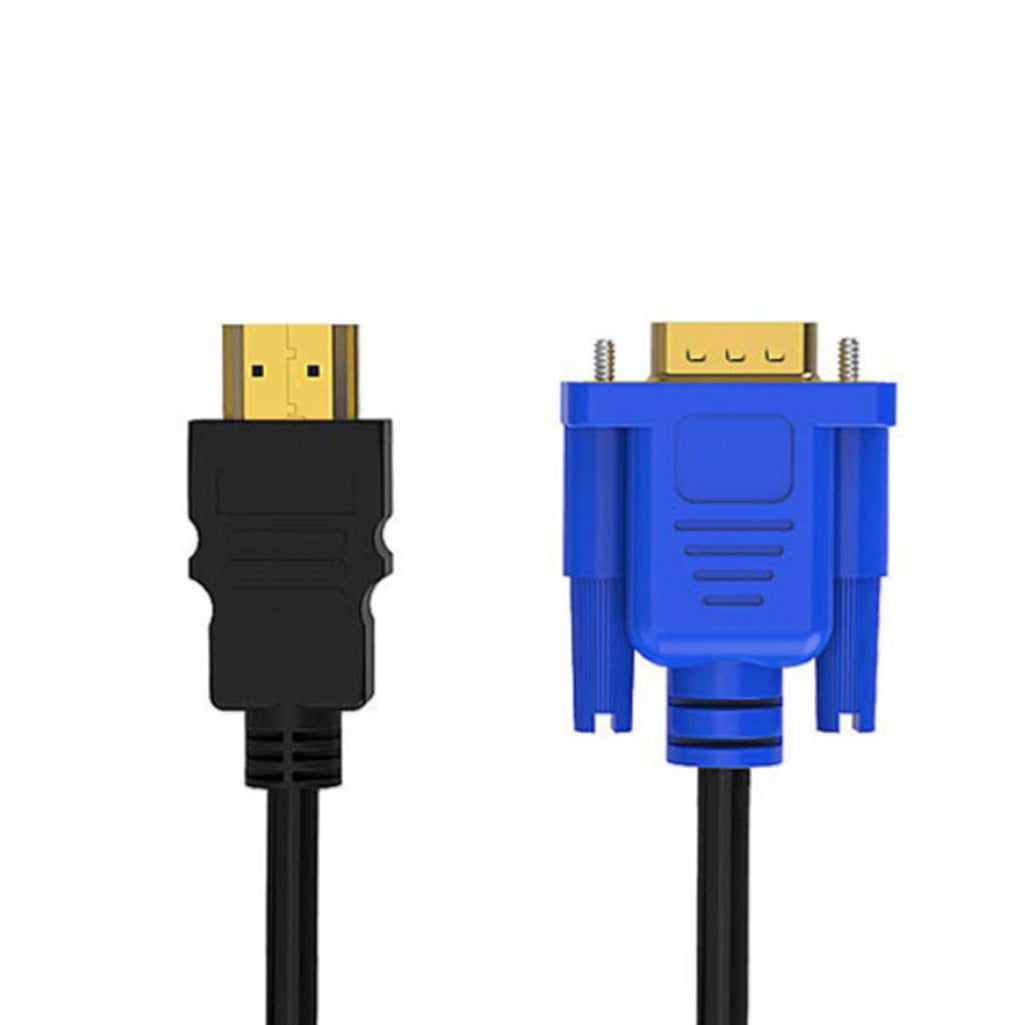 1.8m HDMI to VGA Cable - HD Video Adapter Cable with Audio Support