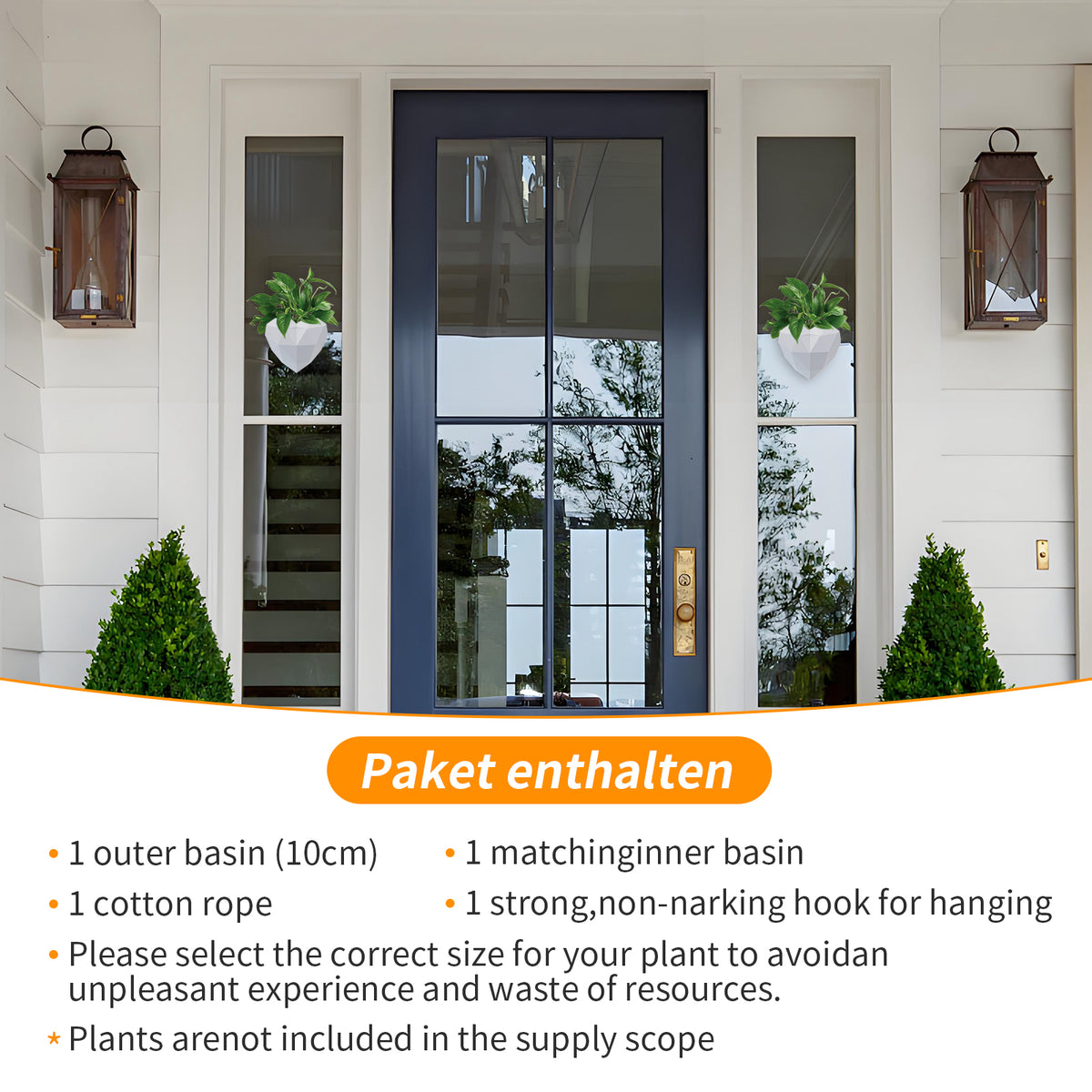 Wall Mounted Planter - NO DRILLING,Houseplant Wall Display Ideas,3D Printed Wall Planter with Drainage Tray