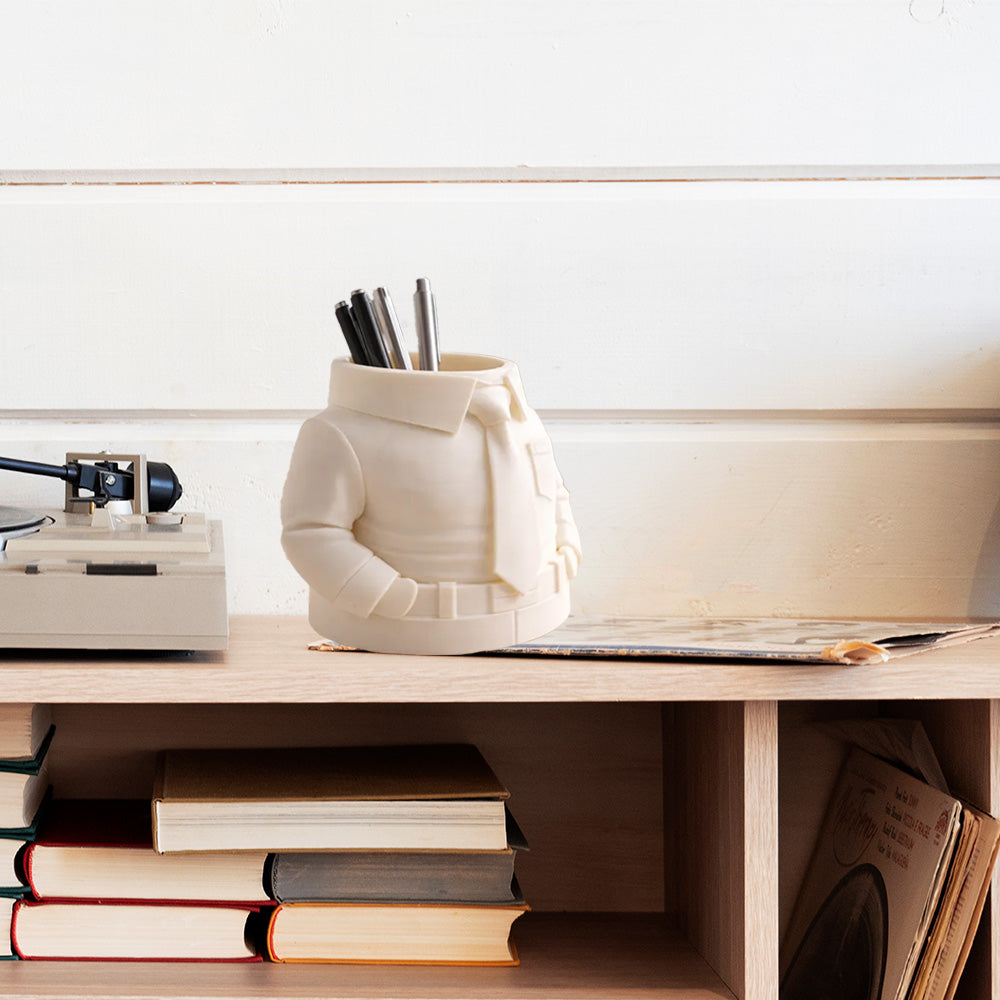 Hirt & Tie Pen Holder – Stylish 3D Printed Desk Organizer