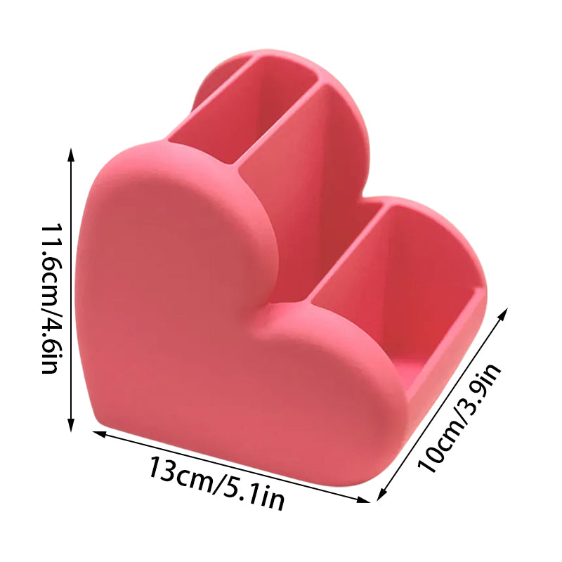 These adorable 3D-printed heart-shaped cosmetic and desktop organizers are perfect for keeping your space tidy while adding a decorative touch.