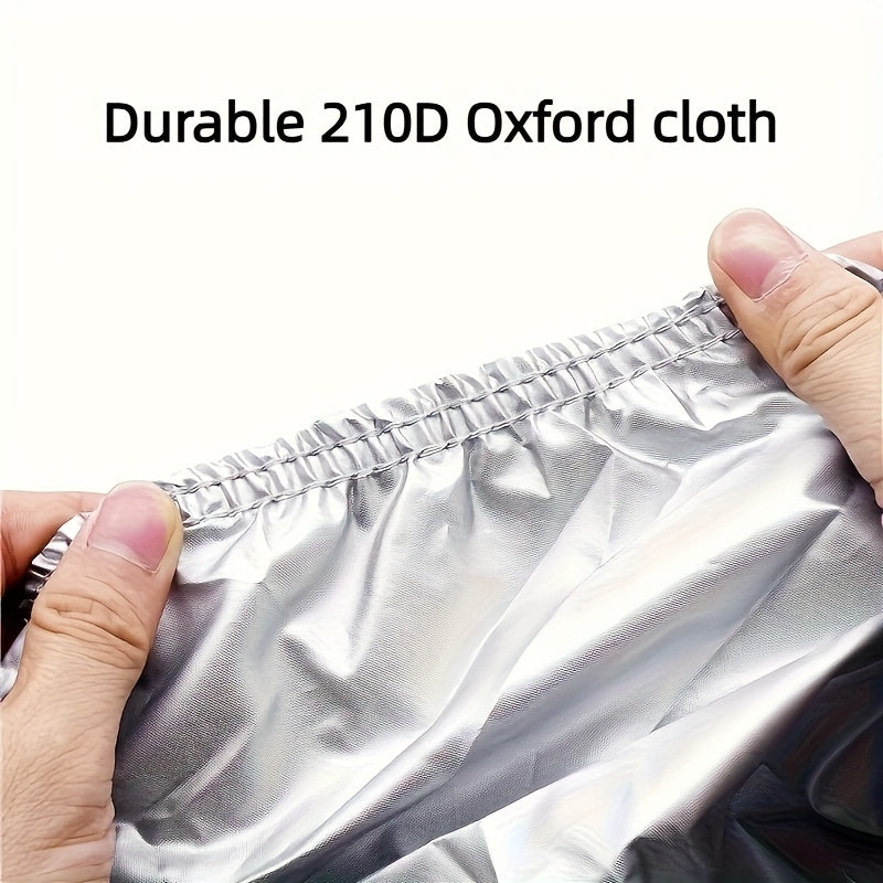 Trailerable Boat Cover – Heavy Duty Waterproof Tarp with Storage Bag, Designed for V-Hull, Fish & Ski, Runabout, Bass & Fishing Boats,21-24FTSilver