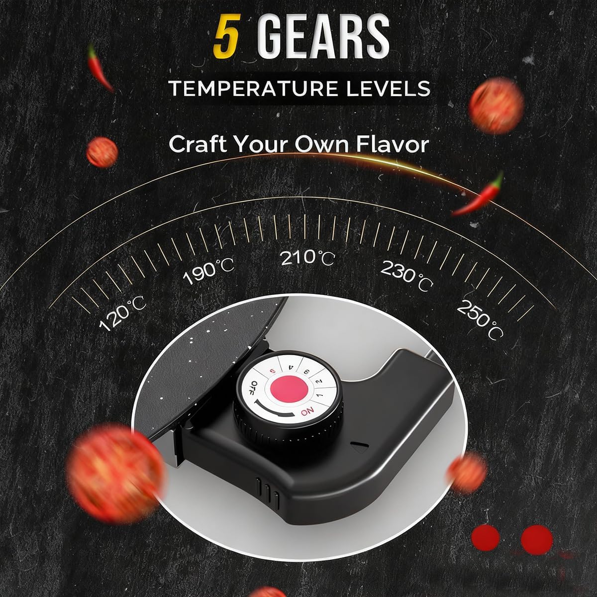 Smokeless Indoor Electric Grill & Nonstick Griddle – Compact, Fast-Heating Tabletop Grill for Steaks, Burgers, Pancakes, BBQ, and Everyday Indoor Cooking