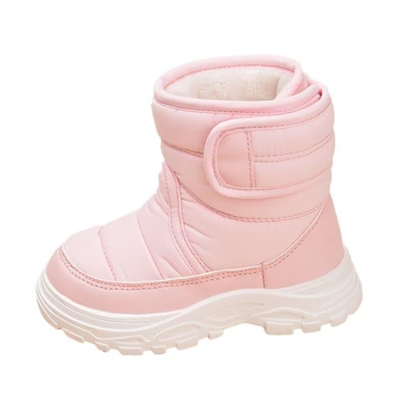AU6 Kids Anti Slip Warm Winter Snow Boots Suitable for Outdoor Walking Snow Sports Trekking Toddler Boys Girls