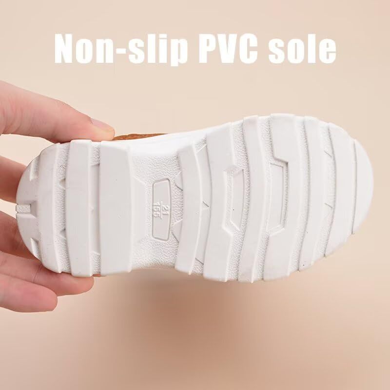 AU6 Kids Anti Slip Warm Winter Snow Boots Suitable for Outdoor Walking Snow Sports Trekking Toddler Boys Girls