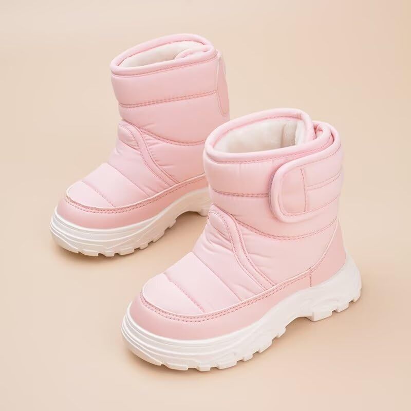 AU9 Kids Anti Slip Warm Winter Snow Boots Suitable for Outdoor Walking Snow Sports Trekking Toddler Boys Girls