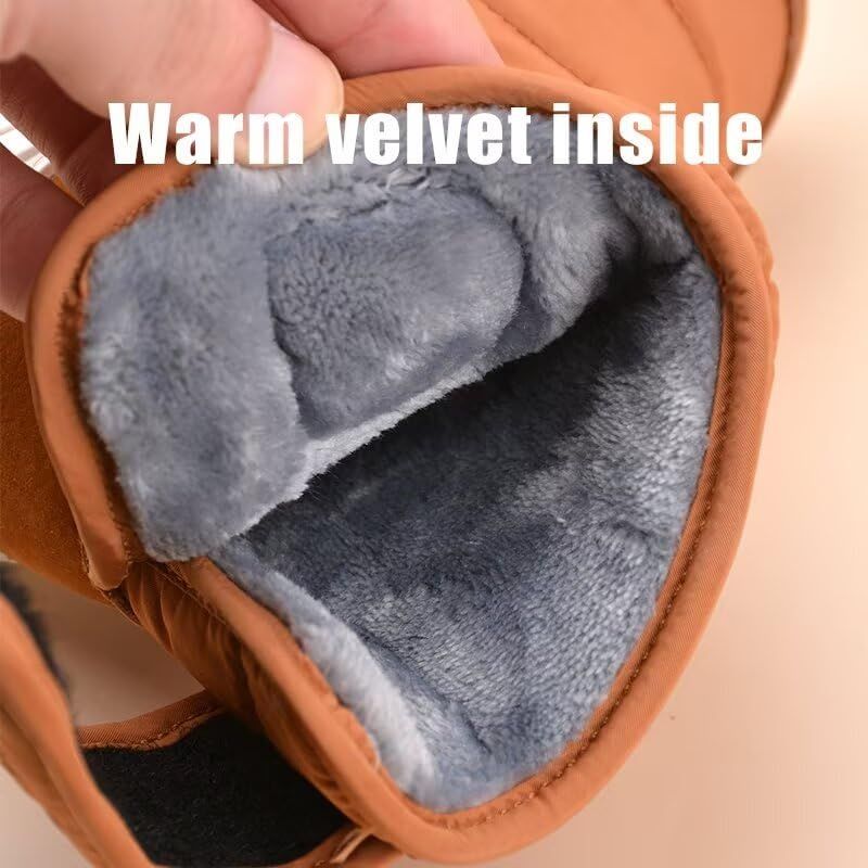 AU9 Kids Anti Slip Warm Winter Snow Boots Suitable for Outdoor Walking Snow Sports Trekking Toddler Boys Girls