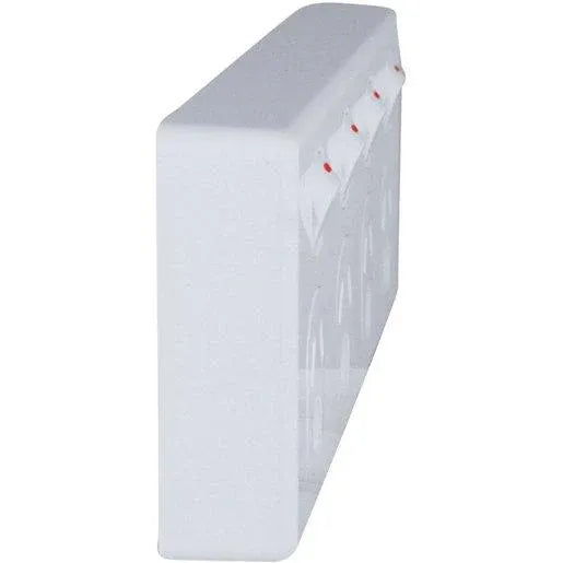 Clipsal Power Point Flush Mount Standard 4 Gang 10A 250V 2 Pole Horizontal White | C2015D4WE