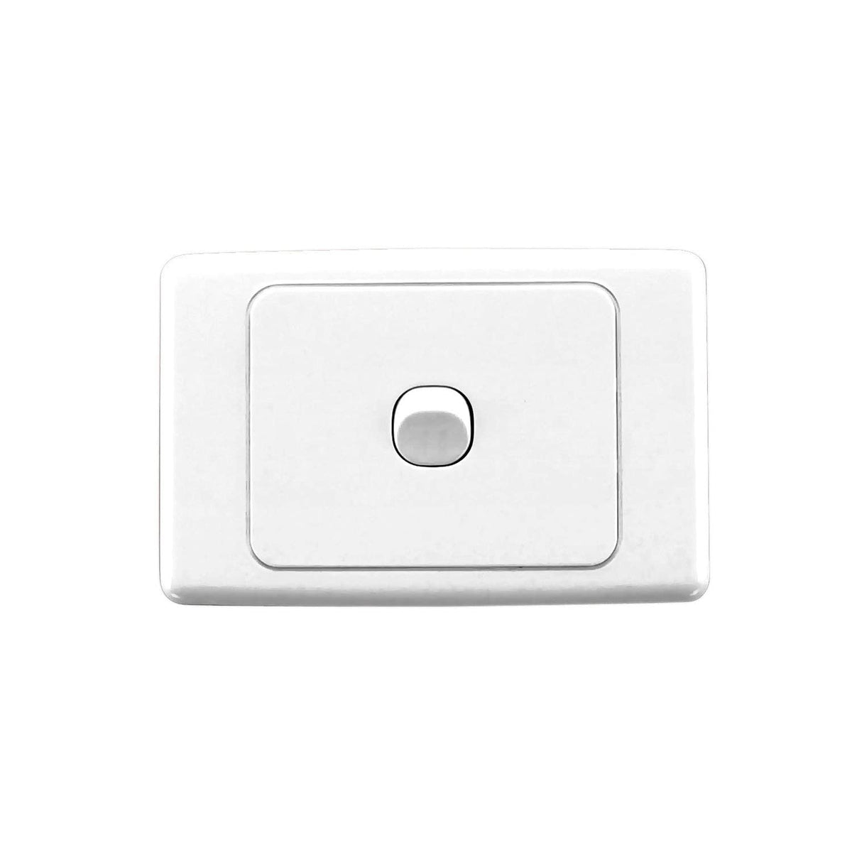 2000 Series 250V 10A 1 Gang Horizontal Standard Flush Switch, White Electric