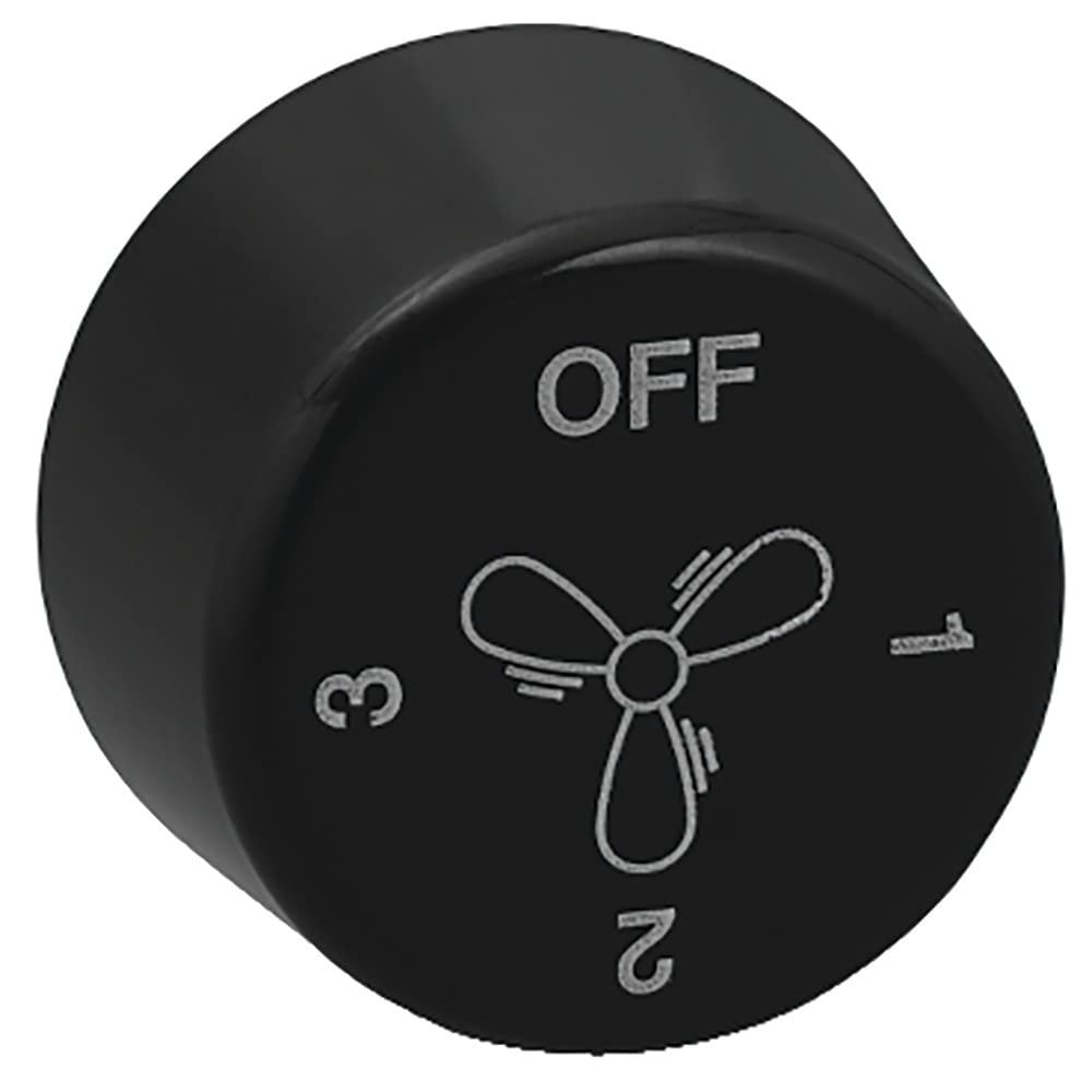 2000 Series Fan Speed Controller Knob, Black