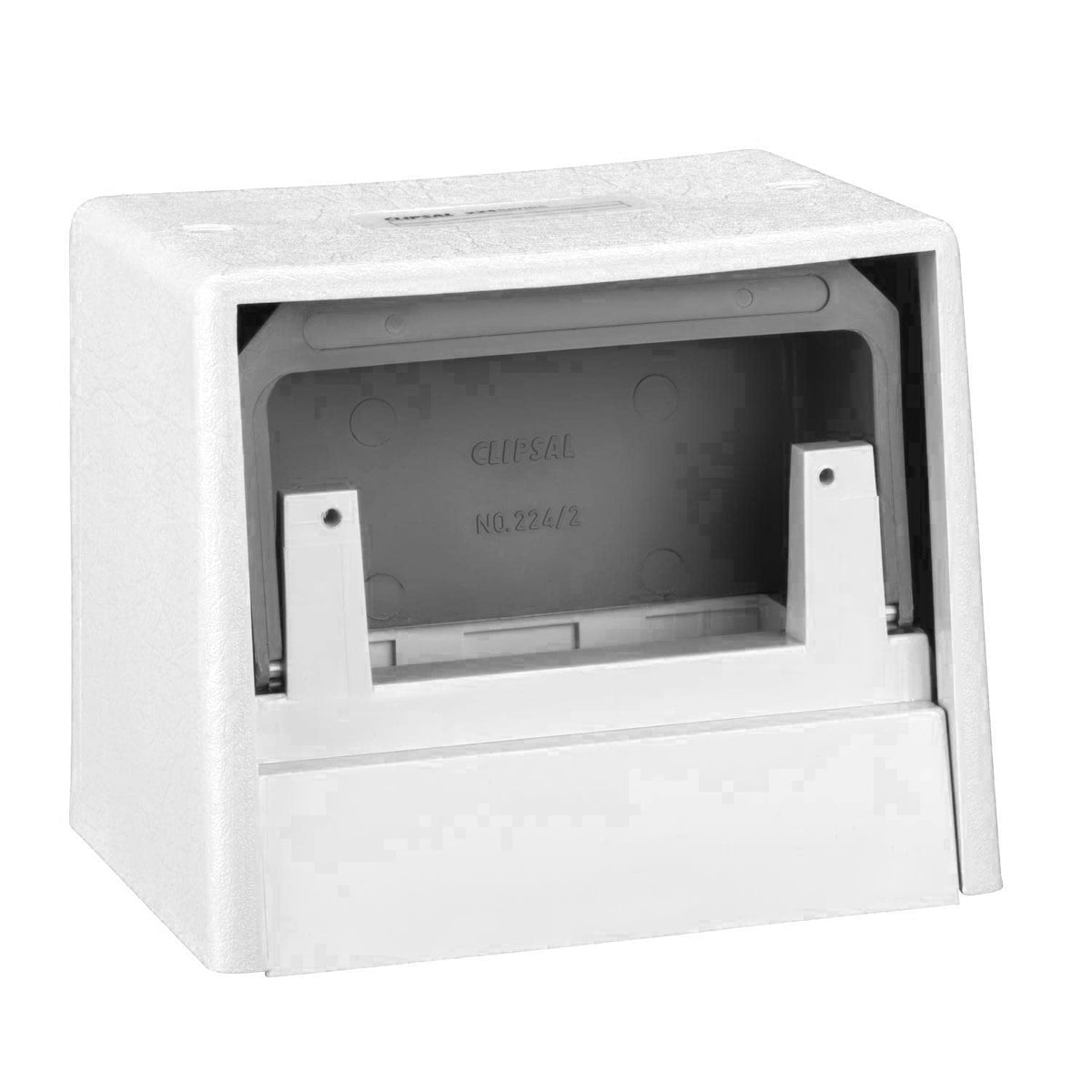 1 Gang Floor Housing Outlet, White