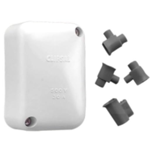 1 Earth 3 Active Loose Connector Junction Box, White Electric