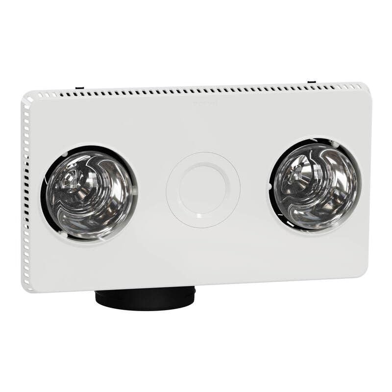 Airflow Ensuite 3 In 1 Bathroom Heater Ducted White