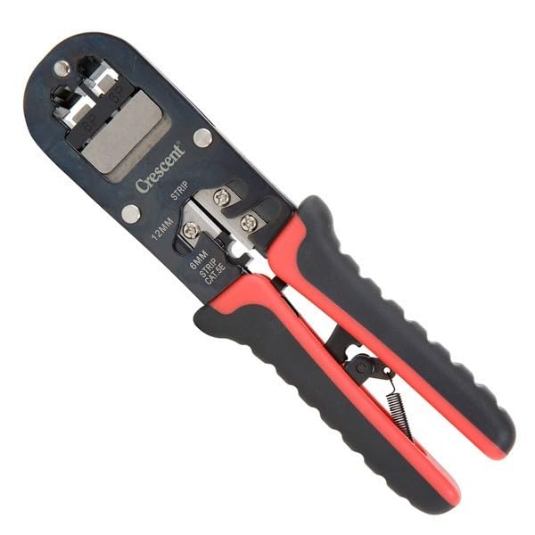 Crescent Ratcheting Data Crimper and Stripper