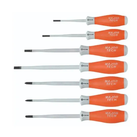 Screwdriver Set Phillips/Slotted No.1-2/3.5-6.5mm 7 Pieces | KTK0407S