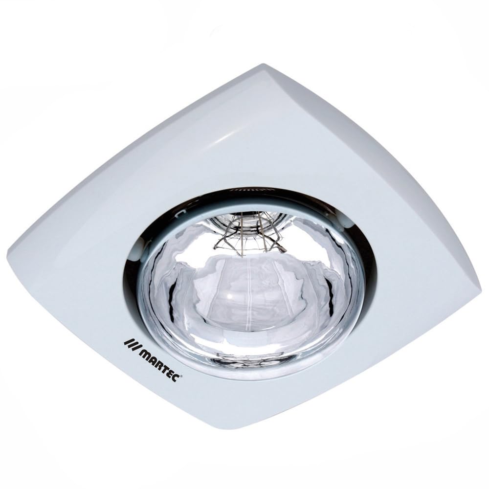 Martec Contour 1 Single Heat Ceiling Bathroom Heater Unit Only White