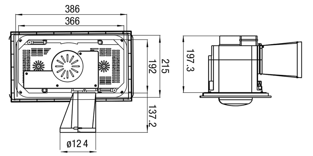 Martec Forme 2 3 in 1 Bathroom Heater with Exhaust Fan,White