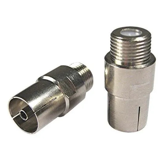 Matchmaster TV Cable Adaptor F Female to IEC(PAL)Female 20 Pack | 08MM-A4
