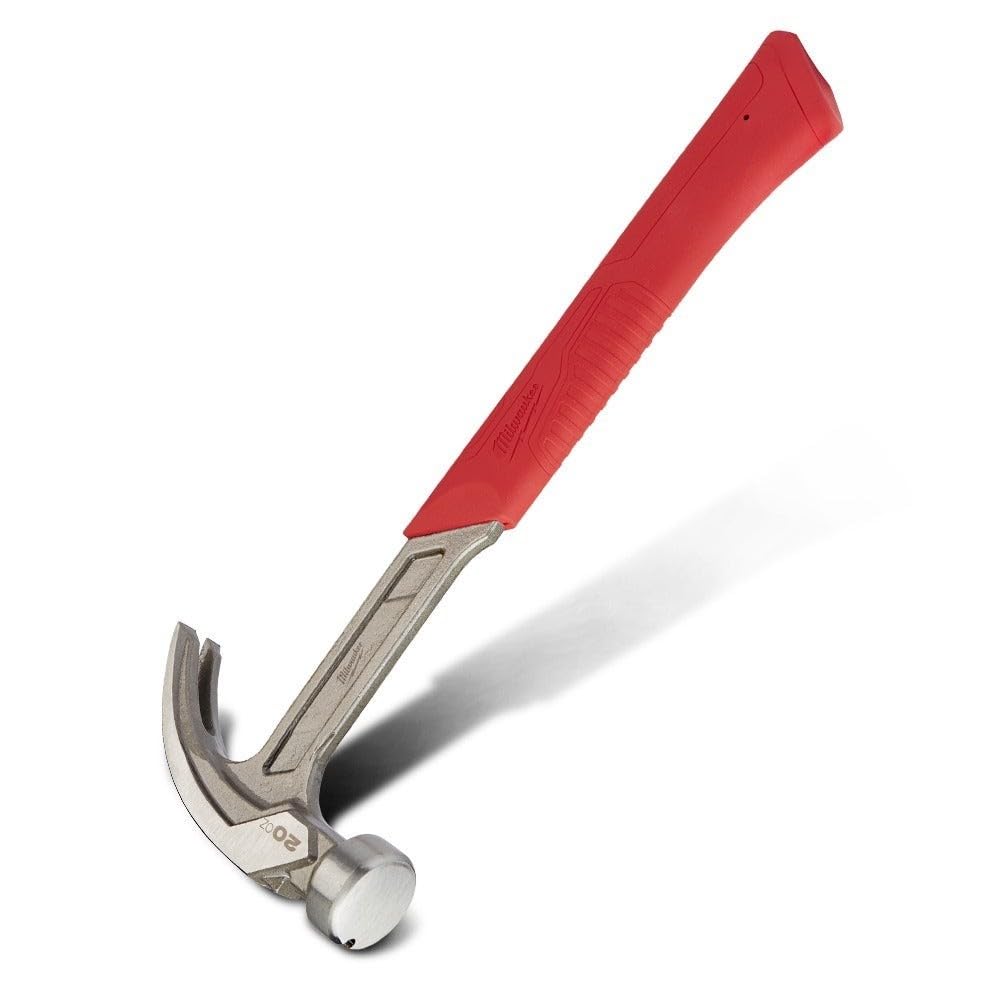 Milwaukee Rubber Grip Curved Claw Hammer 560 g