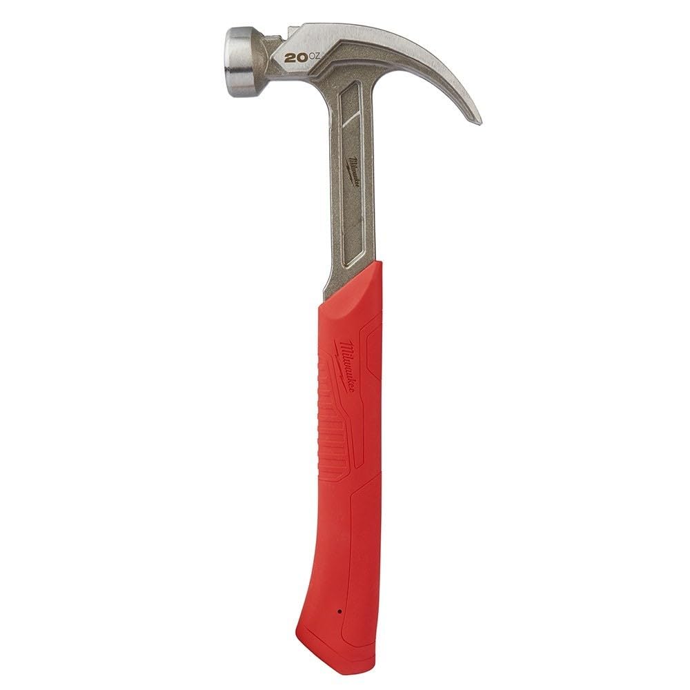 Milwaukee Rubber Grip Curved Claw Hammer 560 g