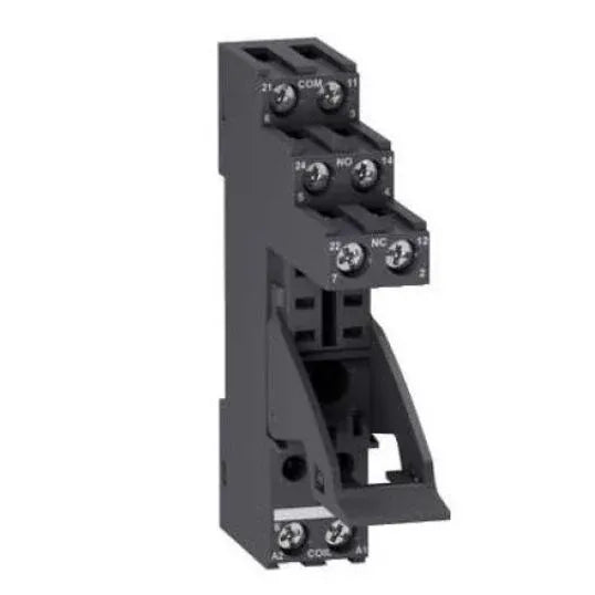 Schneider Relay Socket Separate Contact 2CO 5A 250/300V IP20 w/Clamp | RGZE1S48M