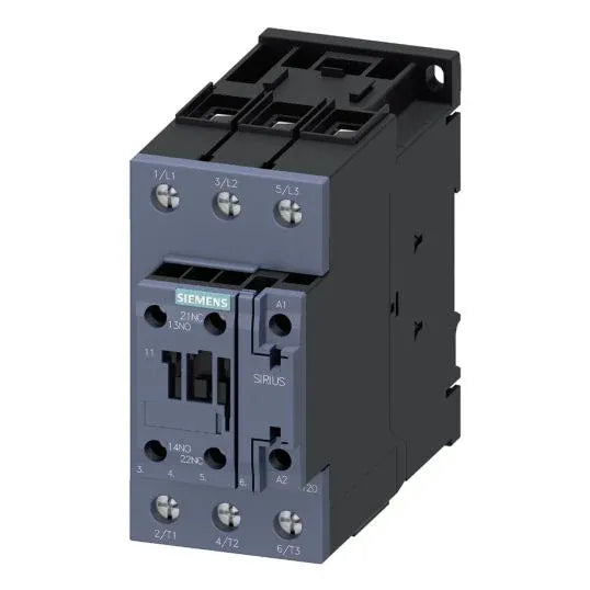 Siemens Sirius 3R Contactor Power 30kW 65A 230VAC 1NO+1NC 3 Pole Size S2 Screw Connection IP20 | 3RT2037-1AP00
