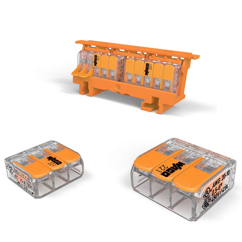 **Official &amp; Genuine** WAGO 887-957 L-BOXX® Mini - 4mm² &amp; 6mm² 221 Series Connectors in Sortimo Carry Case (75) 221-412, (50) 221-413, (25) 221-415, (40) 221-612, (30) 221-613, (15) 221-415, (1) 221-500