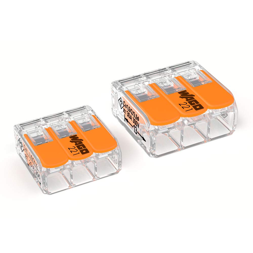 **Official & Genuine** WAGO 887-957 L-BOXX® Mini - 4mm² & 6mm² 221 Series Connectors in Sortimo Carry Case (75) 221-412, (50) 221-413, (25) 221-415, (40) 221-612, (30) 221-613, (15) 221-415, (1) 221-500