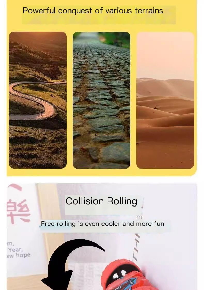 InertiaTumblingCar,1-PieceSet-180°Flip