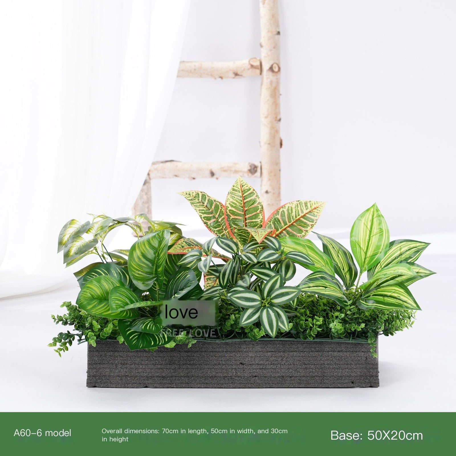 ArtificialPlant12-LeafPhilodendronSet-70*20cm