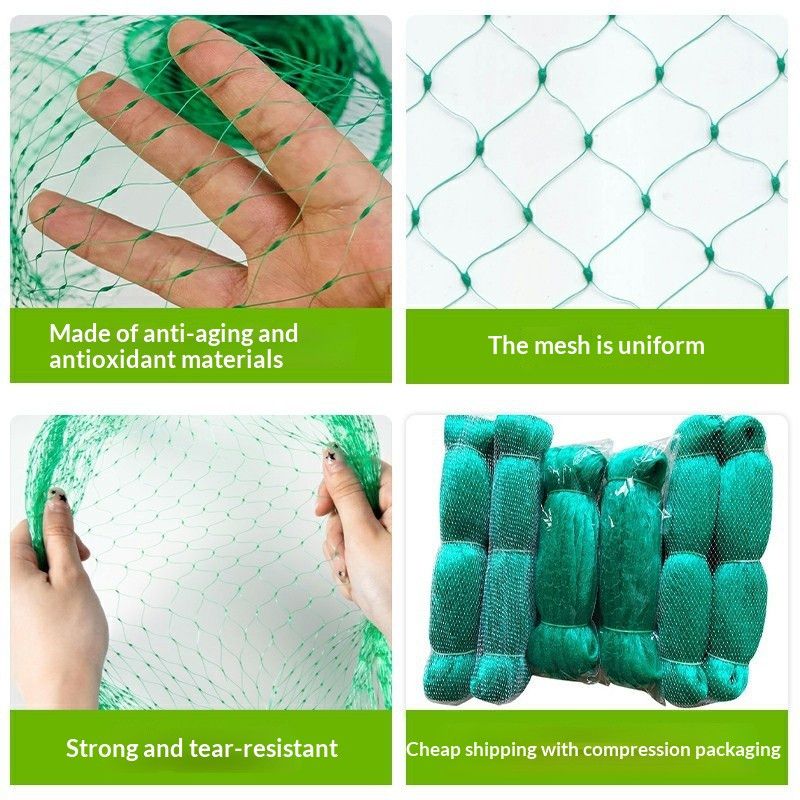 Transparentnylonmesh,4meterswideby10meterslong