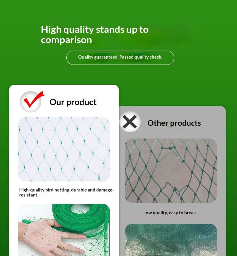 Transparentnylonmesh,4meterswideby10meterslong