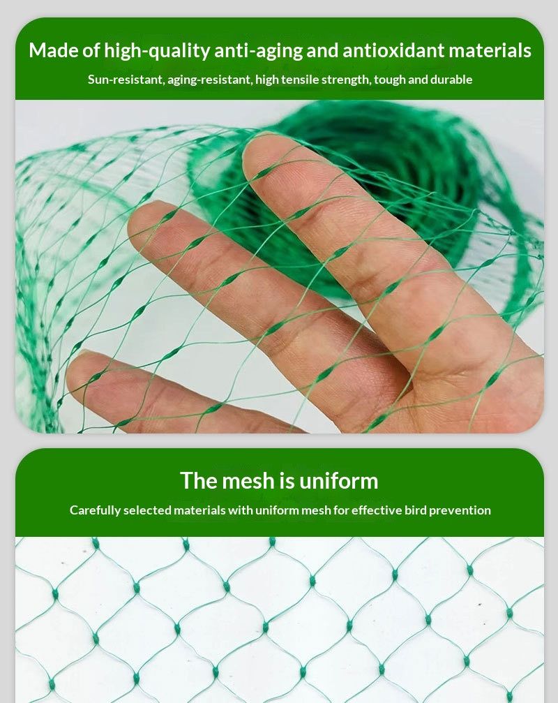 Transparentnylonmesh,4meterswideby15meterslong