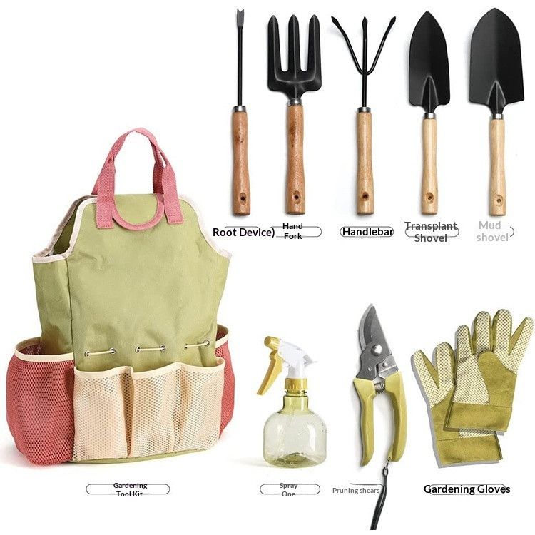 LandscapingTools5-PieceSetwithWoodenHandles