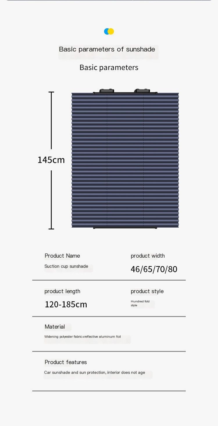 VenetianBlindSunshade65cmFrontPanel