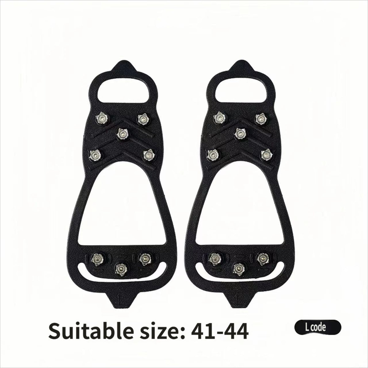 8-toothed crampon anti-slip shoe covers-Size41to44