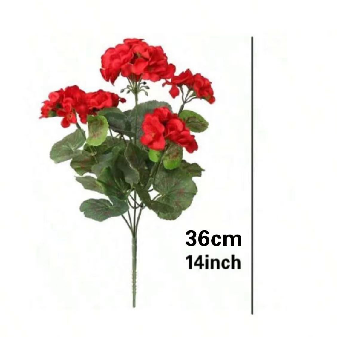 Artificial Flowers Red