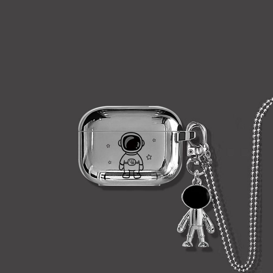 Astronaut AirPods Pro case+keyring+necklace