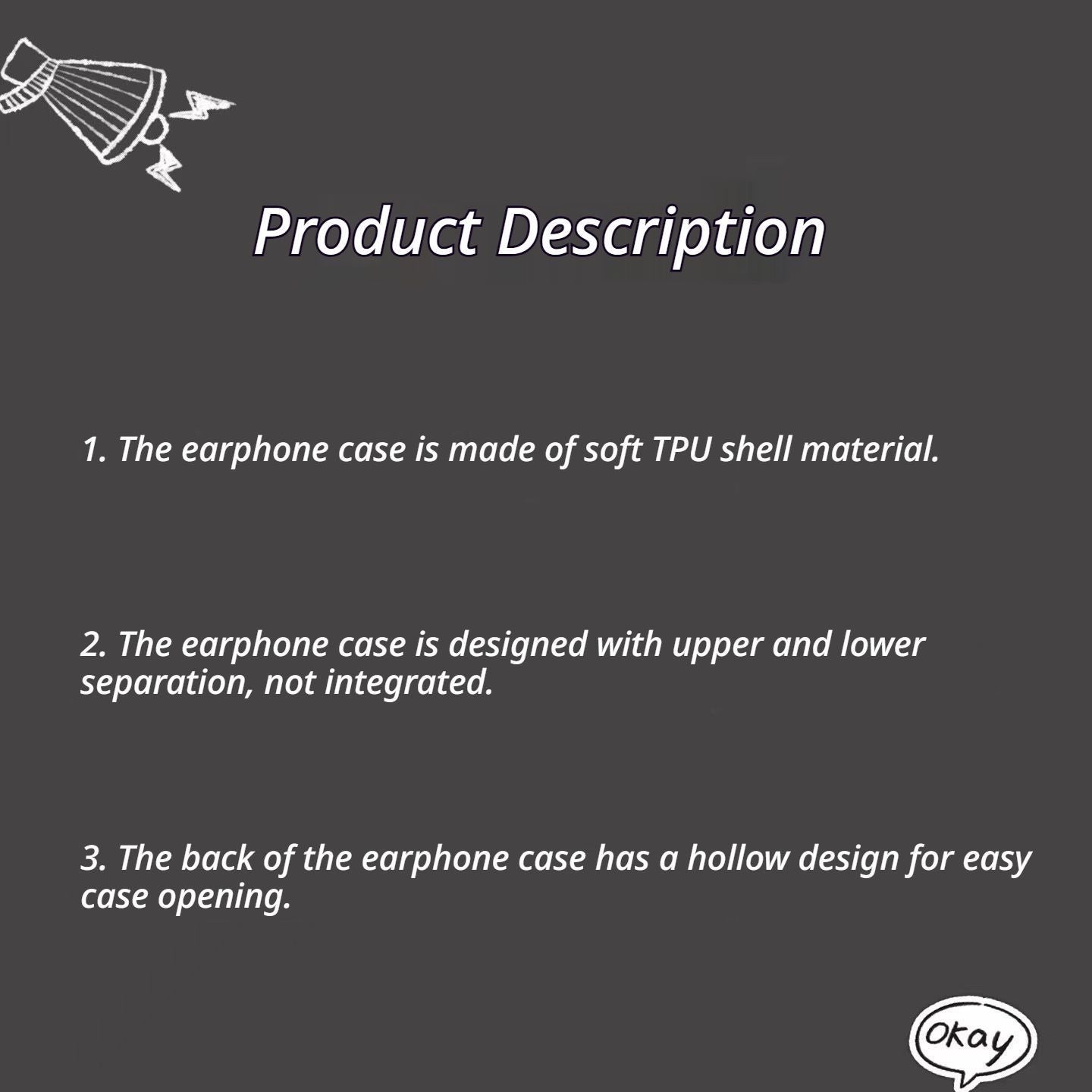 Astronaut AirPods Pro case+keyring+necklace