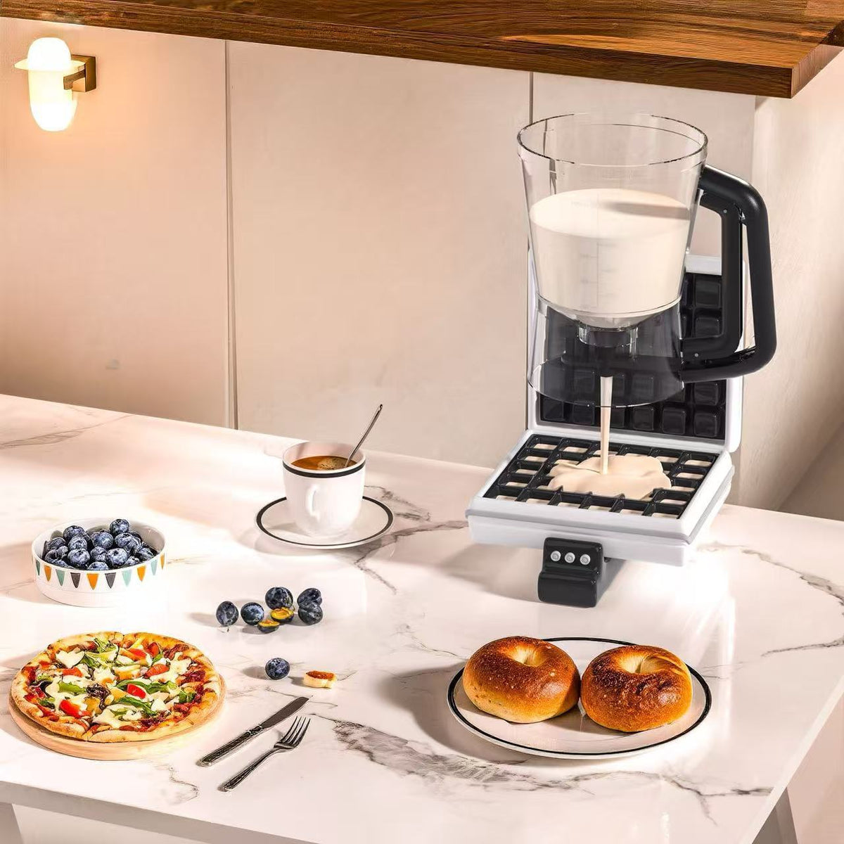 Handheld cake batter separator-Black