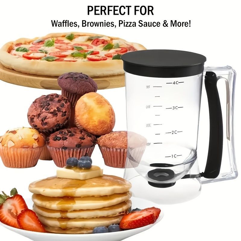 Handheld cake batter separator-Black